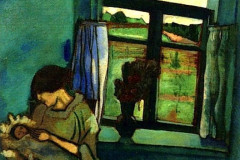 Marc Chagall, Bella and Ida by the Window, 1916.