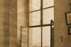 Caspar David Friedrich, View from the Artists Studio, 1805-06.