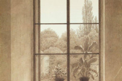 Caspar David Friedrich, Window Looking Over the Park, Germany, 1837.