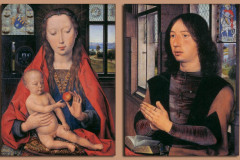 Martin Niuvenhove, Diptych, The Virgin and Child and Donor, 1487.