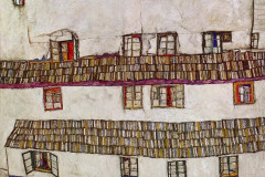 Egon Schiele, Windows Facade of a House, 1914.