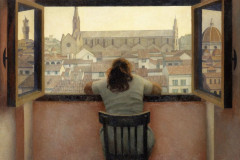 Tetyana Yablonska, Evening, Old Florence, 1973.