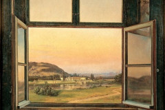 Johan Christian Dahl, View of Pillnitz Castle, 1823.
