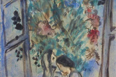 Marc Chagall, Lovers in the Window, 1935.