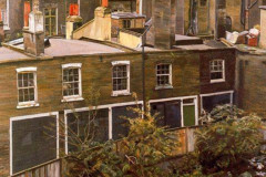 Lucian Freud, Waste Ground with Houses, Paddington, London, 1970-1972.
