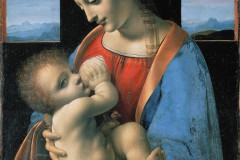 Leonardo da Vinci, Madonna Litta, 1490th.