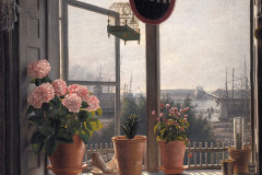 Martinus Rørbye, View from the Artists Window, 1825.