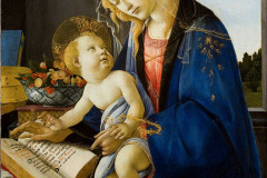 Sandro Botticelli, The Virgin and Child, The Madonna of the Book, 1480.