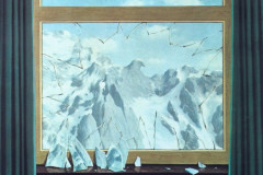 René Magritte, The Domain of Arnheim, 1949.