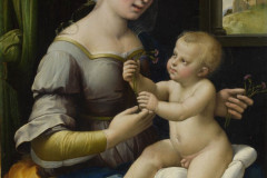 Raphael Sanzio, The Madonna of the Pinks ('La Madonna dei Garofani'), 1506-1507.