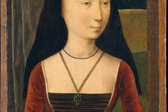 Hans Memling, The Allegory of true Love, diptych, left panel, 1480th.