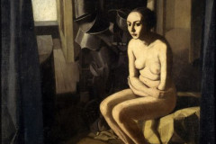 Felice Casorati, The Woman and the armor.