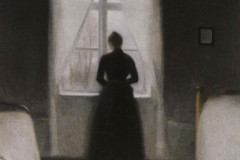 Vilhelm Hammershøi, Bedroom, 1890.