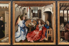 Workshop of Robert Campin, The Merode Altarpiece, 1425 - 1428.